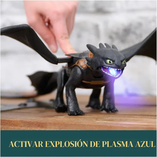 Vista 5 de Dreamworks Dragons Juguete interactivo de dragón sin dientes Ultimate