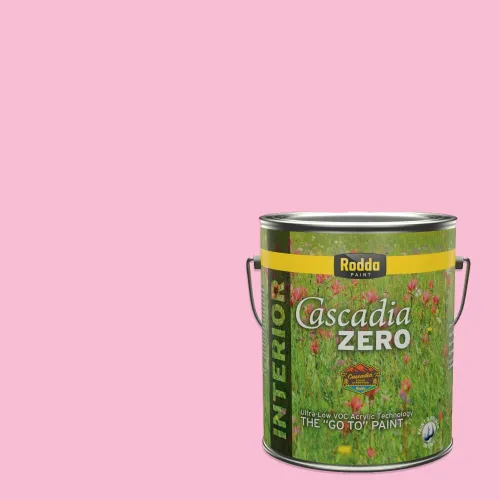 Vista 25 de Rodda Paint CASCADIA ZERO - Pintura plana e imprimación para interiores en uno, cuarto de galón, rosa Mullen