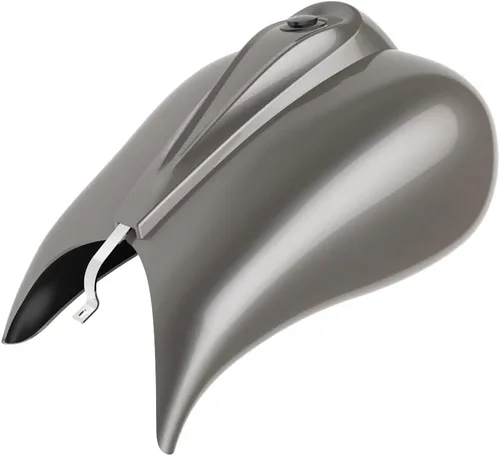 Vista 53 de Cubiertas de tanque estiradas con consola de tablero y tapa de tanque de combustible, cubiertas de combustible de galón para Harley Touring Whisky