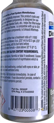 Vista 7 de Stanadyne Lubricity Formula - Botella de 16 onzas, caja de 12 botellas trata 125 galones de combustible diesel por botella.