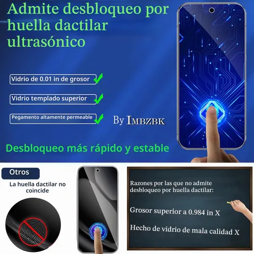 Vista 5 de IMBZBK [Eliminación automática de polvo] Paquete de 3 protectores de pantalla para Google Pixel 10 Pro XL [compatible con fundas de teléfono], 3