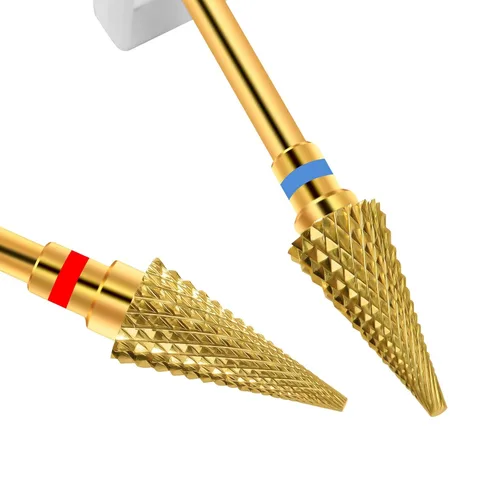 Vista 7 de Diesisa Paquete de 2 brocas para uñas, brocas para uñas acrílicas, brocas de vástago de 3/32 pulgadas para uñas, brocas eléctricas profesionales