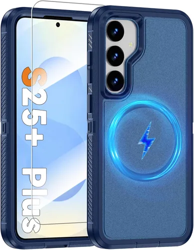 Vista 51 de Funda magnética para Samsung Galaxy S24+ Plus compatible con carga Magsafe [protector de pantalla de vidrio]