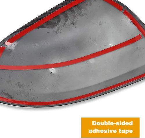 Vista 4 de JeCar Espejos laterales de fibra de carbono ABS retrovisor para Jeep Grand Cherokee 2011-2019