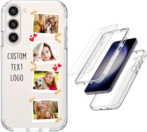 Vista 23 de Funda resistente personalizada para Samsung Galaxy S20 FE [protector de pantalla de vidrio templado] [carcasa de silicona suave] [parachoques de PC]