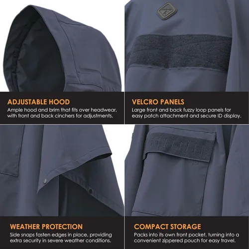 Vista 21 de HAZARD 4 PonchoVilla Classic - Poncho técnico softshell original