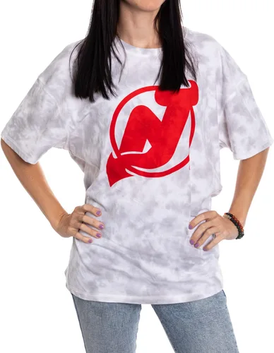 Vista 9 de Calhoun NHL - Camiseta de manga corta con hombros caídos y cuello redondo para mujer
