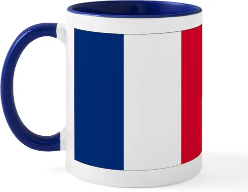 Vista 33 de CafePress Taza de café de cerámica con bandera francesa de 11 oz (11.0 fl oz)