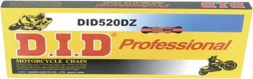 Vista 2 de DID Cadena 520 DZ2 (120 eslabones) (Oro)