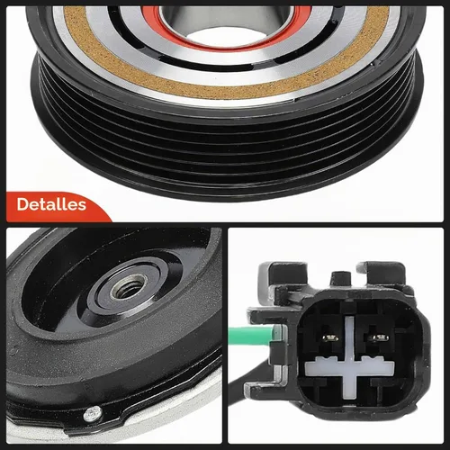 Vista 7 de A-Premium Kit de embrague de compresor de aire acondicionado compatible con Ford