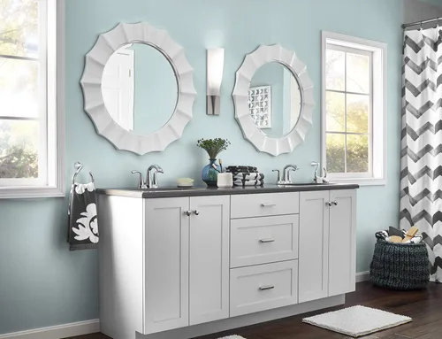 Vista 9 de KILZ TRIBUTE - Pintura e imprimación, interior, semi-brillante, casi aguamarina, 1 galón