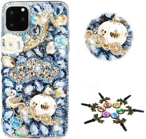 Vista 37 de Sparkle - Funda para teléfono compatible con Samsung Galaxy Z Flip 2 5G, elegante, hecha a mano con diamantes de imitación, diseño de ballet, niña
