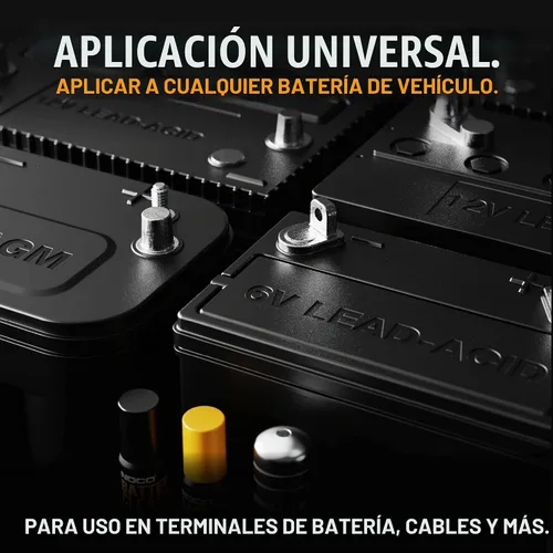 Vista 5 de NOCO NCP2 M401 Kit de limpieza de terminales de batería con spray preventivo de corrosión de batería, spray limpiador de batería, cepillo
