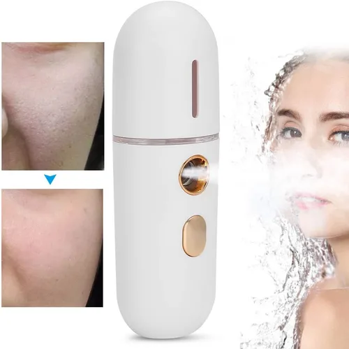 Vista 5 de Rociador facial de niebla, mini vaporizador facial portátil, hidratante para exteriores para mujeres y niñas en interiores