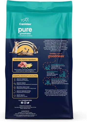 Vista 3 de Alimento para gatos y gatitos Canidae Grain Free Pure Elements