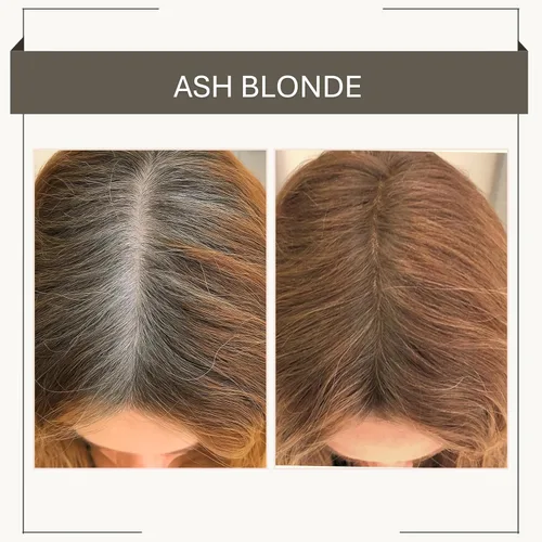Vista 2 de Joan Rivers Great Hair Day Polvo de Retoque de Raíz – Polvo Rellenador para Cabello de Aspecto más Grueso y Abundante (Rubio Ceniza)