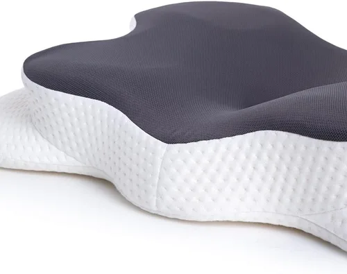 Vista 4 de Almohada cervical para aliviar el dolor de cuello, almohada de apoyo para el cuello para dormir, almohada de lado para cama, almohadas ergonómicas