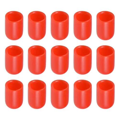 Vista 15 de Tapa protectora de rosca de tornillo, tapas de goma [para tornillo, perno] - 1/2" ID/negro/50pcs