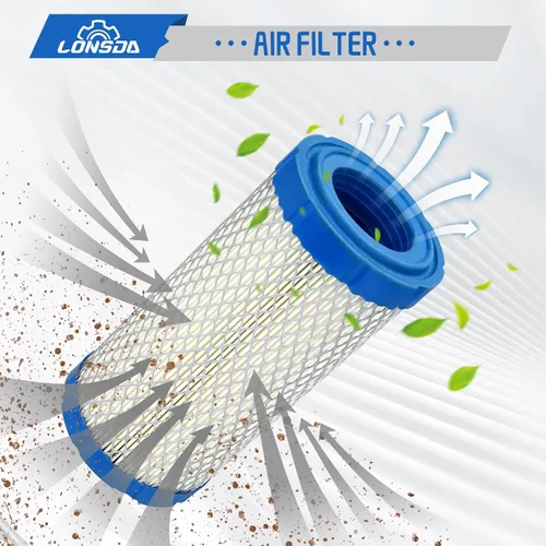 Vista 5 de Filtro de aire para Kubota K1211-82320 BX23 BX24 BX25 BX22 / John Deere M113621 / Kawasaki 11013-1290 11013-7029 11013-7048 / Wix 46444 9/644 9