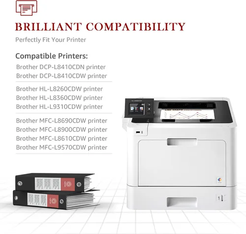 Vista 3 de Toner Kingdom TN436 Cartucho de tóner compatible con Brother TN436 TN433 de alto rendimiento TN-436 433 TN431 431 para Brother HL-L8360CDW