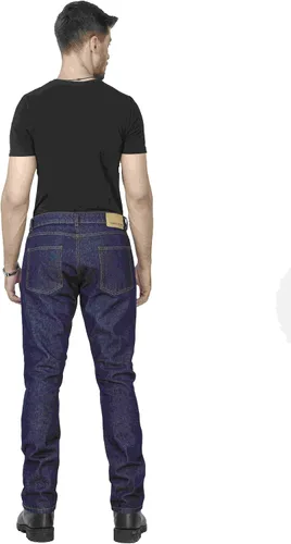 Vista 2 de WICKED STOCK Pantalones de motociclismo para hombre con protección CE LEVEL2 - Azul oscuro