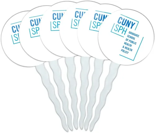 Vista 316 de Abilene Christian - Juego de 6 palillos para cupcakes con logotipo secundario