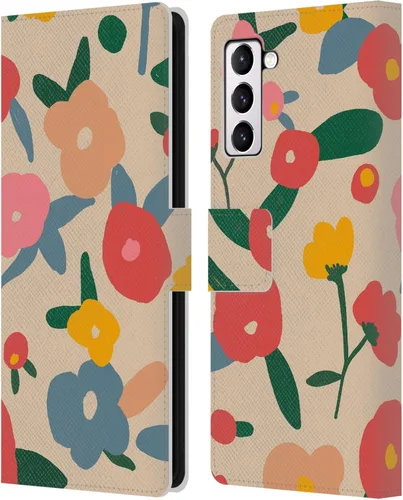 Vista 65 de Head Case Designs Officially Licensed Ninola Ditsy Flowers Yellow Nature Bold Leather Wallet Case Compatible with Samsung Galaxy A07 4G