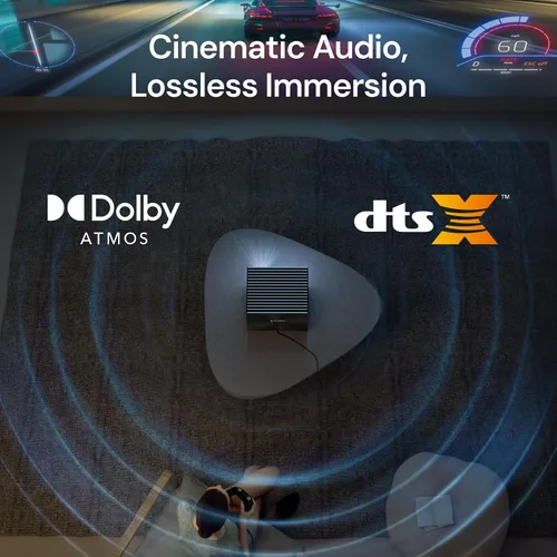 Vista 7 de Valerion StreamMaster Plus2 4K Proyector Láser - 300" IMAX Enhanced Home Theater, 4ms Respuesta 240Hz, Proyector para Juegos con 3D y Dolby