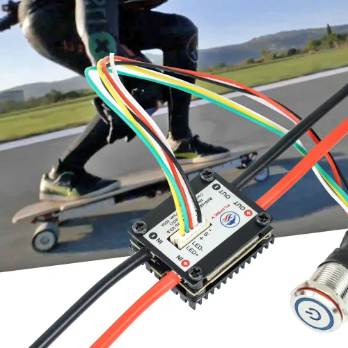 Vista 2 de Flipsky Antispark Switch Pro con PCB de aluminio V3.0 200A para monopatín eléctrico/EBike/Scooter/Robots (con disipador de calor)