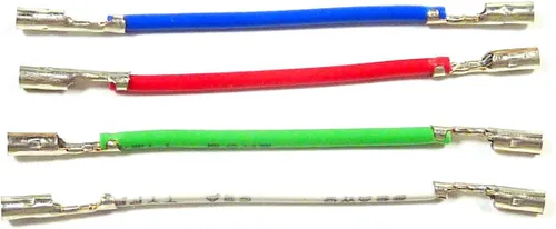 Vista 3 de Pfanstiehl Tocadiscos fonógrafo Cables de plomo Cartucho Estéreo Headshell Cables