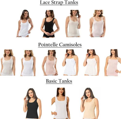 Vista 7 de VAVONNE - Camiseta sin mangas tipo camisola para mujer, toda de algodón, aireada, suave y cómoda