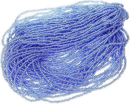 Vista 10 de 11/0 Cuentas de semillas de vidrio 1 Madeja de 3 Metros (12 Madejas de cuerda, Total 12 Colores) Línea de Plata de Vidrio