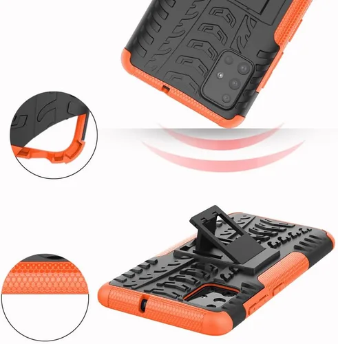 Vista 6 de Asuwish Funda de teléfono para A51 XW US Naranja