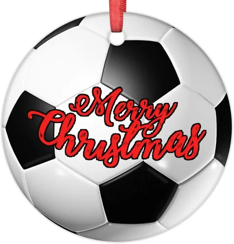 Vista 17 de Adornos de pelota de tenis para árboles de Navidad, adornos deportivos de Navidad personalizados 2022, adornos colgantes conmemorativos de Navidad