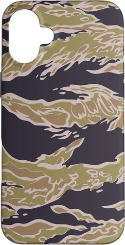 Vista 23 de US Army Tiger Stripe Camo Vietnam Special Forces Camouflage Case para iPhone 17