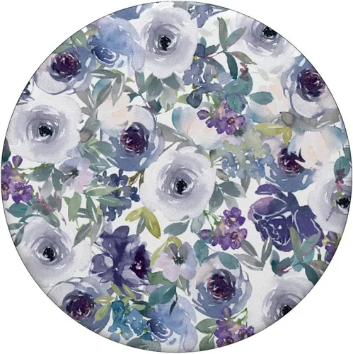 Vista 3 de Winter Floral Flower Design PopSockets PopGrip intercambiable
