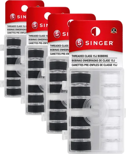 Vista 7 de SINGER Bobbins - Bobinas de plástico transparente clase 66, bobinas de repuesto para máquina de coser, bobinas de máquina de coser, accesorios