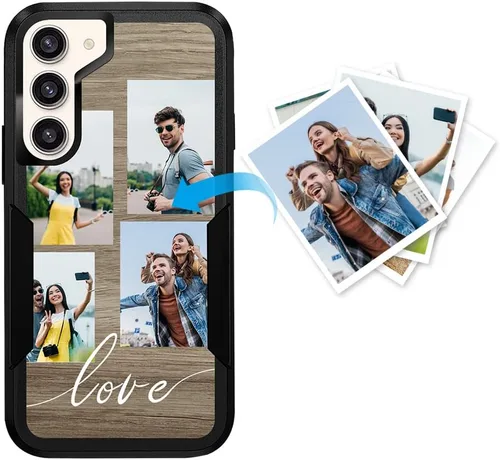 Vista 24 de Funda de teléfono personalizada para Galaxy S20 FE 5G, funda para teléfono multifoto, funda protectora resistente de doble capa a prueba de golpes