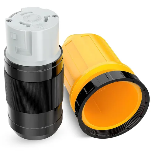 Vista 10 de Nilight 30Amp Generador Twist Lock Plugs ETL Listado L14-30P L14-30R Male Female Locking Plug and Connector Adapter 125/250V Industrial Grade