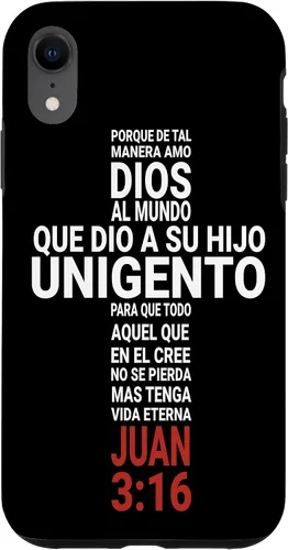 Vista 25 de Juan 3:16 Biblia Cristiana - Funda para iPhone 17