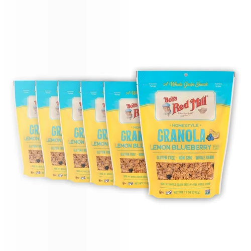 Vista 9 de Bob's Red Mill Granola de especias de coco, 11 onzas (paquete de 6), sin OMG, grano entero, Kosher