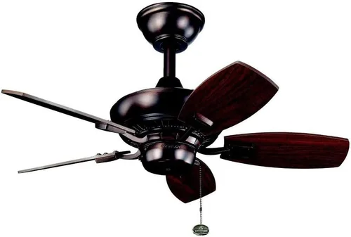 Vista 5 de Kichler 300103NI - Ventilador Canfield de 30 pulgadas, níquel cepillado