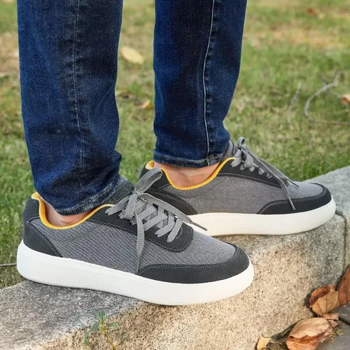 Vista 6 de OrthoComfoot Zapatillas ortopédicas de moda para hombre para fascitis plantar cómodos zapatos ortopédicos para caminar con soporte de arco, zapatos