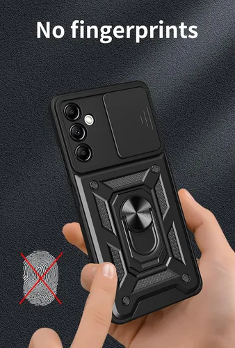 Vista 6 de Funda para Samsung Galaxy A14 5G con [2 unidades] protector de pantalla, para Galaxy A14 4G, funda protectora de doble capa resistente para teléfono