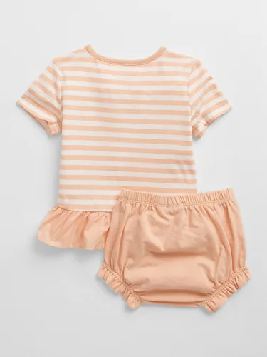 Vista 2 de GAP Conjunto corto de gasa para bebé-niñas
