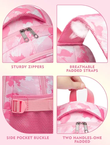 Vista 28 de BLUEFAIRY - Mochilas para niños y niñas, escuela primaria, jardín de niños