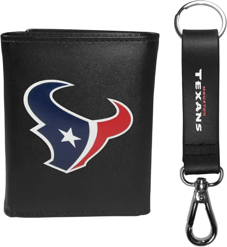 Vista 10 de Siskiyou Sports NFL unisex Tri-fold Wallet & Strap Key Chain