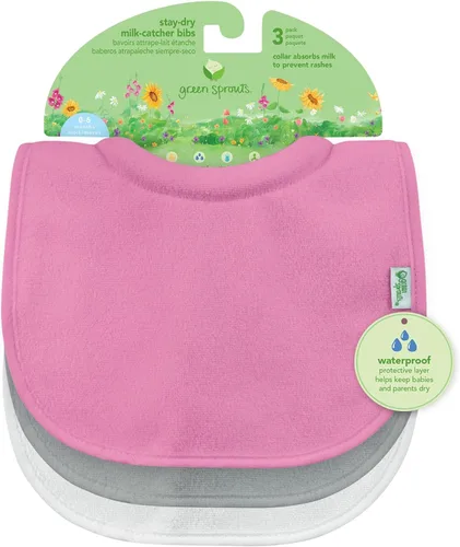 Vista 8 de green sprouts Stay-dry Milk Catcher Bibs