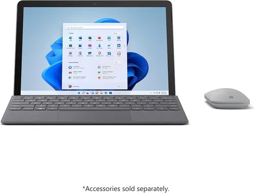 Vista 7 de Microsoft Surface Go 3 - Pantalla táctil de 10.5 pulgadas, Intel Core i3, 8 GB de memoria, SSD de 128 GB. Solo dispositivo, platino (último modelo)