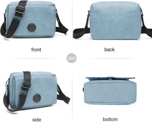 Vista 3 de Bolsos cruzados pequeños para mujer, bolsos cruzados de moda, bolsos cruzados de piel sintética con correa Gultar